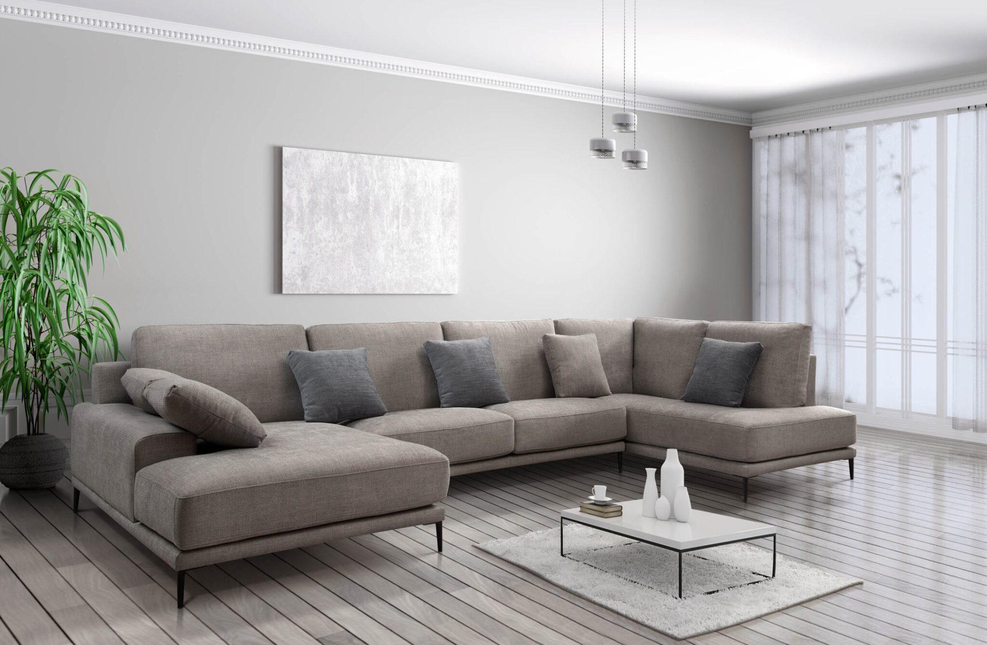 Sofá MOD1296-23. Actualiza tu sala con el encanto del sofá nórdico. Experimenta la comodidad y estilo escandinavo en tu hogar. ¡Compra ahora!