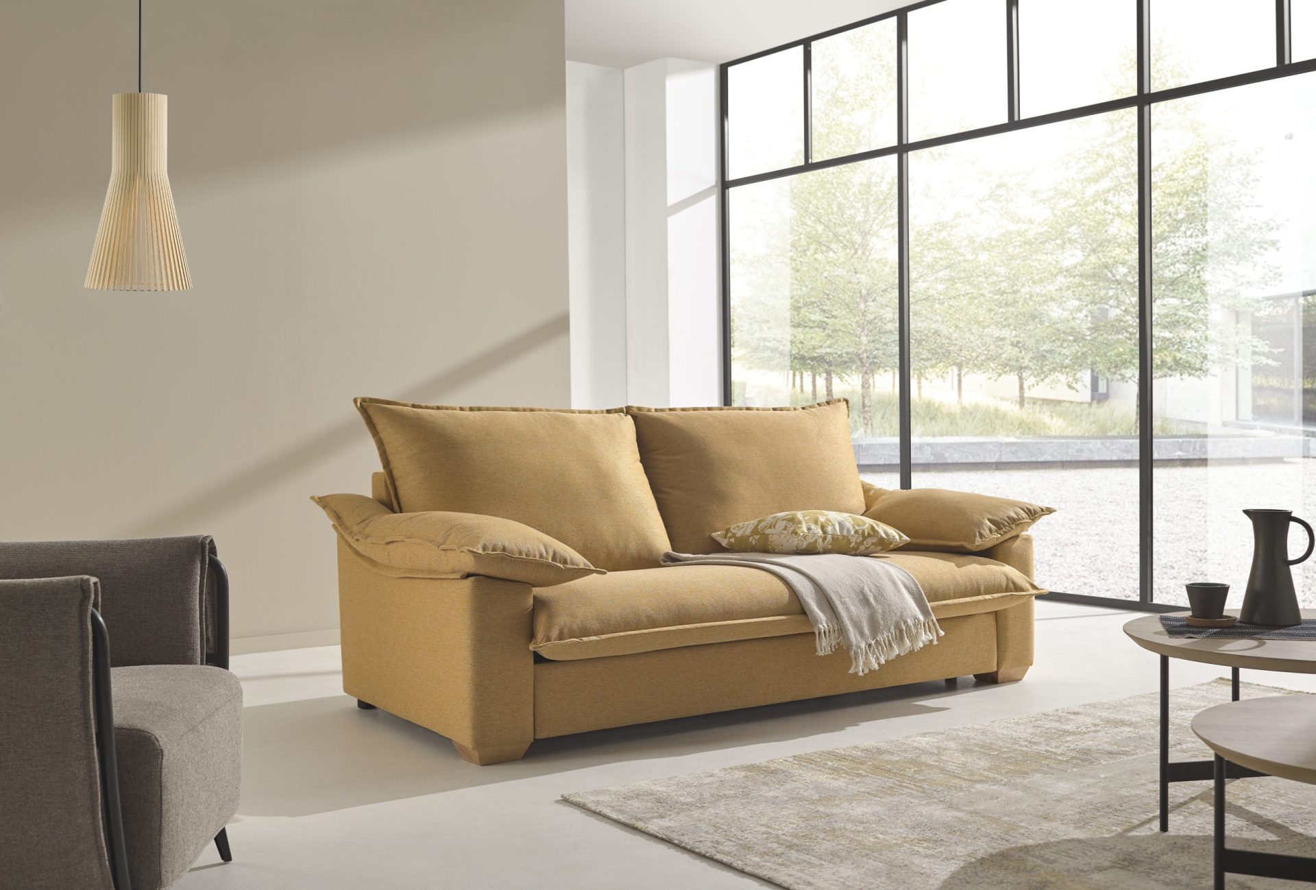 Sofá MOD04-43. ¡Optimiza tu espacio con la versatilidad del sofá cama! Descubre comodidad y funcionalidad en un solo mueble. ¡Hazte con el tuyo ahora!